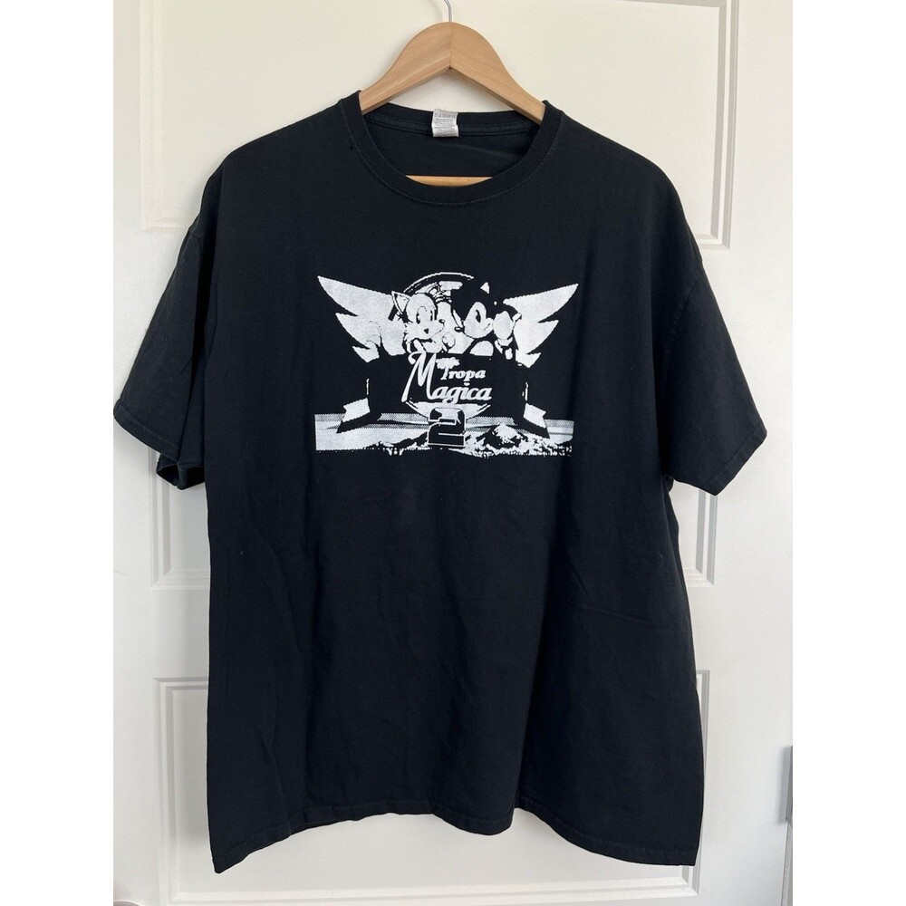 Tropa Magica Band Shirt XL Black Sonic The Hedgehog 2 Parody Graphic Tee Merch